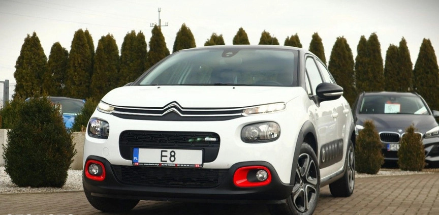 Citroen C3 cena 39900 przebieg: 61000, rok produkcji 2018 z Słupca małe 379